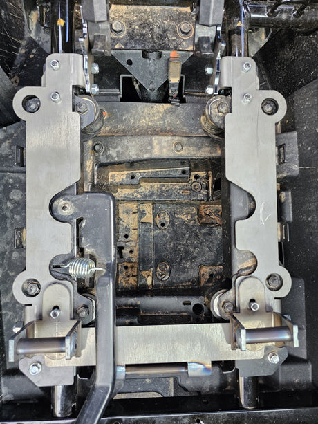 Photo of 2025+ PRO SEAT LOWERING BASE (PRO R/ PRO S/ PRO XP) by L&W Fab - Premium Seat Base for UTVs / Side by Sides