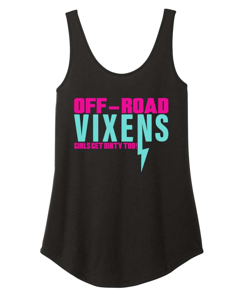 Photo of She is Fearless Tank by OFF-ROAD VIXENS CLOTHING CO. - Premium Ladies Tanks for UTVs / Side by Sides
