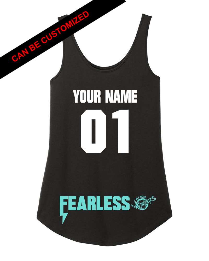 Photo of She is Fearless Tank by OFF-ROAD VIXENS CLOTHING CO. - Premium Ladies Tanks for UTVs / Side by Sides