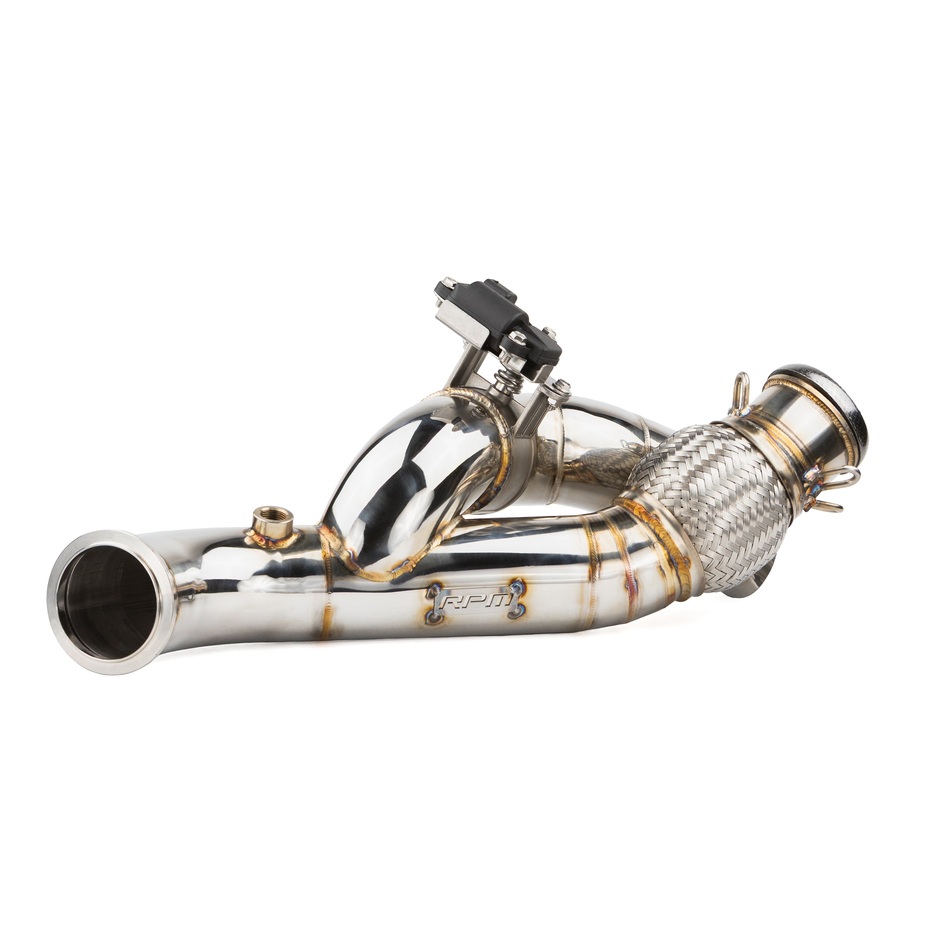 Photo of RPM Maverick R Side Exit E-Valve Down Pipe - 2 Seat & MAX by RPM SXS - Premium for UTVs / Side by Sides