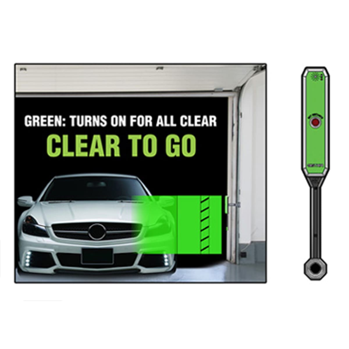 Photo of Adjustable Garage Side Parking Sensor by STKR Concepts - Premium Garage Parking Assist for UTVs / Side by Sides