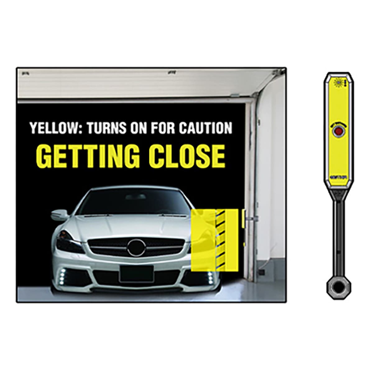 Photo of Adjustable Garage Side Parking Sensor by STKR Concepts - Premium Garage Parking Assist for UTVs / Side by Sides