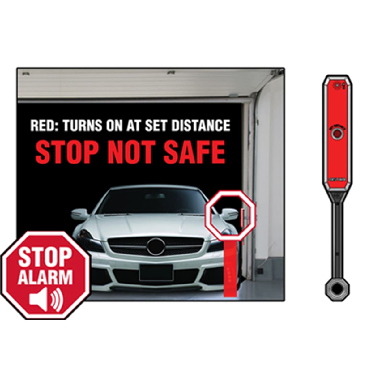 Photo of Adjustable Garage Side Parking Sensor by STKR Concepts - Premium Garage Parking Assist for UTVs / Side by Sides
