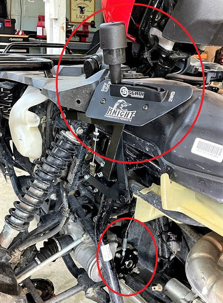 Photo of Honda Sure 4 with Side Shifter by Knight ATV - Premium Apparel & Accessories for UTVs / Side by Sides