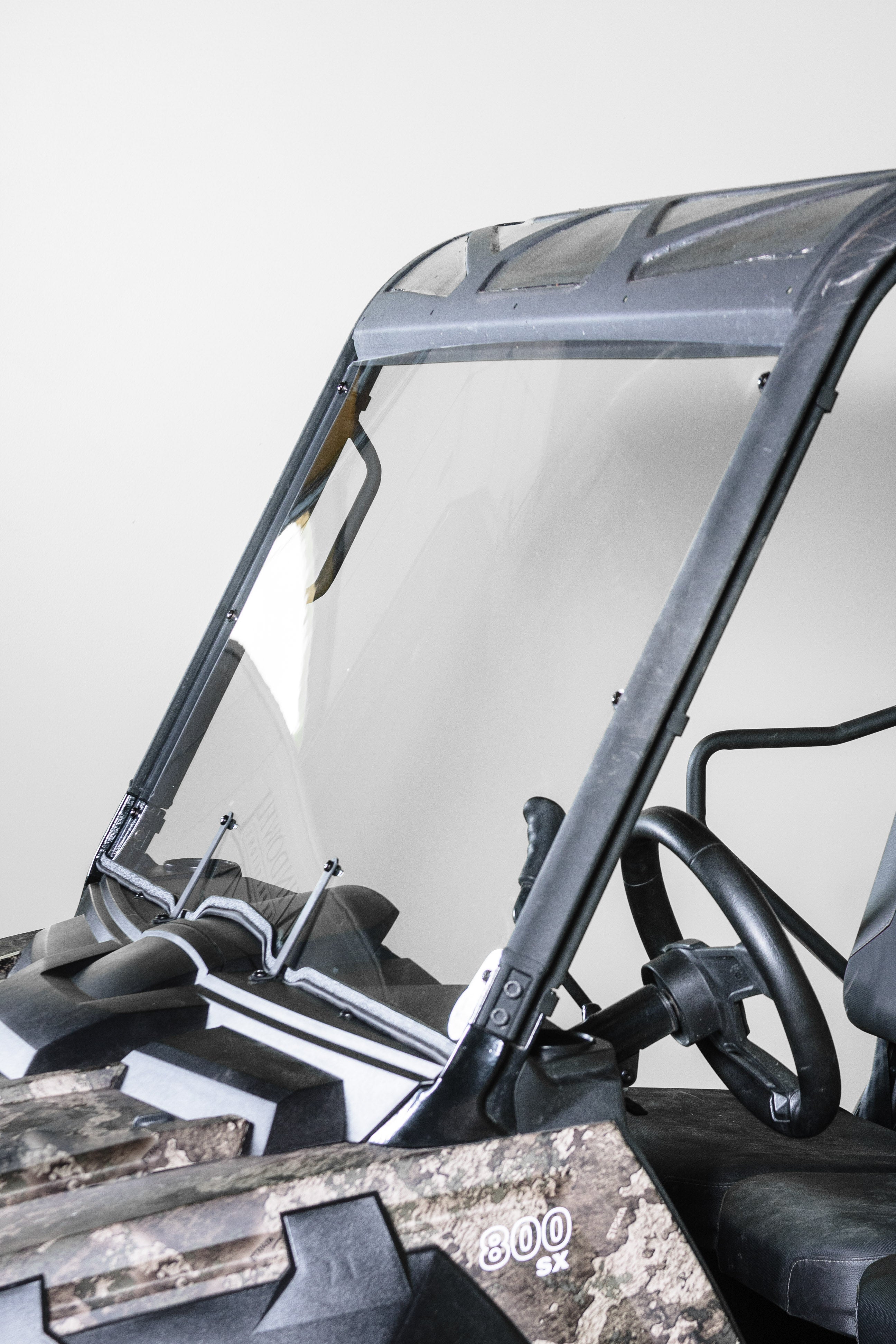 Photo of 2018-2024 ARCTIC CAT PROWLER PRO WITH PRO FIT FRAME (COMPATIBLE WITH TRACKER 800SX) FULL UTV WINDSHIELD (TK00119, TK00424 & TK00425) by TerraRider UTV Windshields & Accessories - Premium for UTVs / Side by Sides