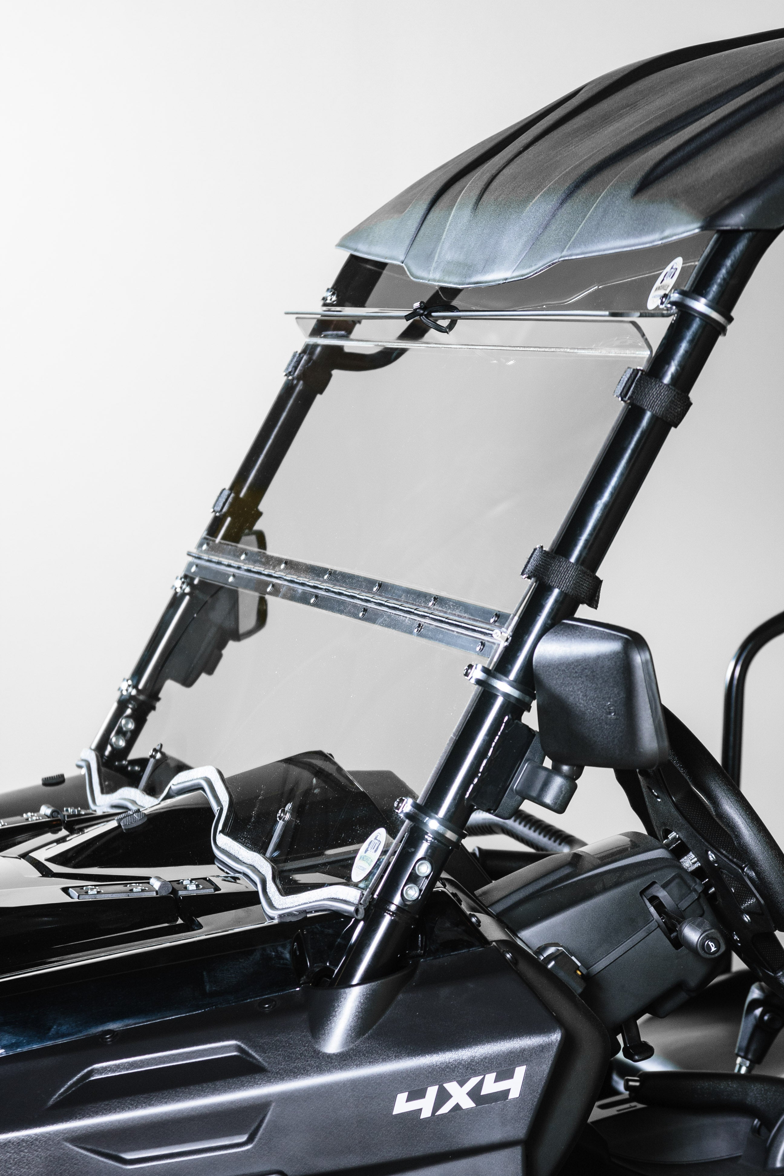 Photo of CFMOTO UFORCE 500/800 TILTING UTV WINDSHIELD WITH TINTED VISOR - FOR FACTORY HARD TOP (TK00138, TK00315 & TK00555) by TerraRider UTV Windshields & Accessories - Premium for UTVs / Side by Sides