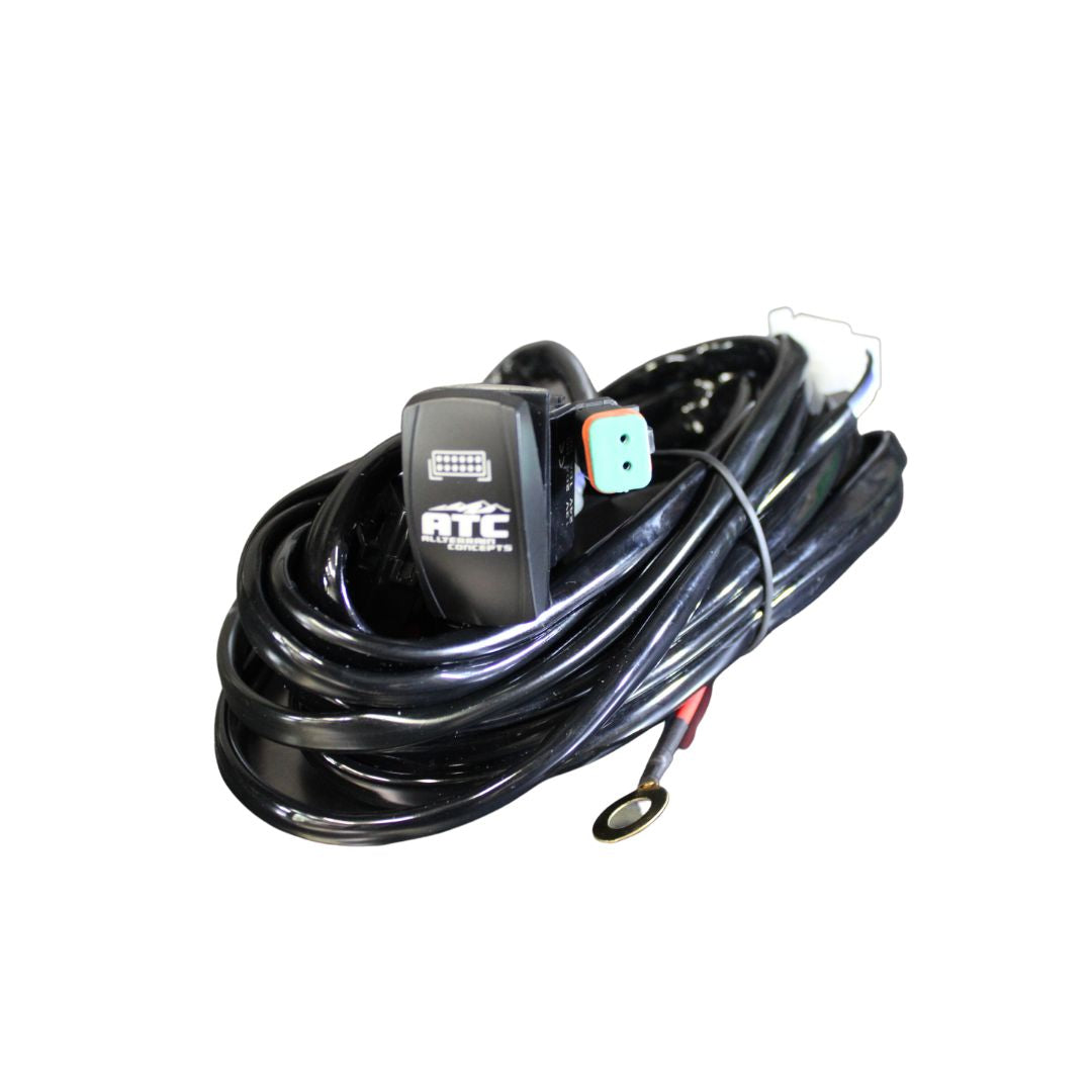 Photo of ATC - Light Bar Wiring Harness (Single) by All Terrain Concepts - Premium Light Bars for UTVs / Side by Sides