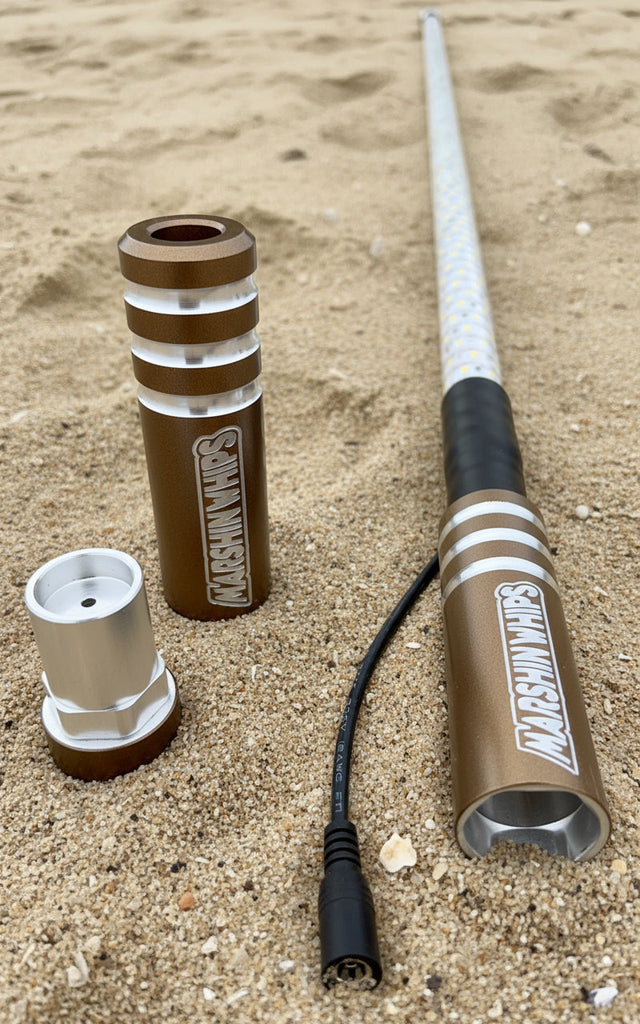 Photo of Game Changer LED Whip - Premium Bronze Single by Marshin Whips - Premium for UTVs / Side by Sides