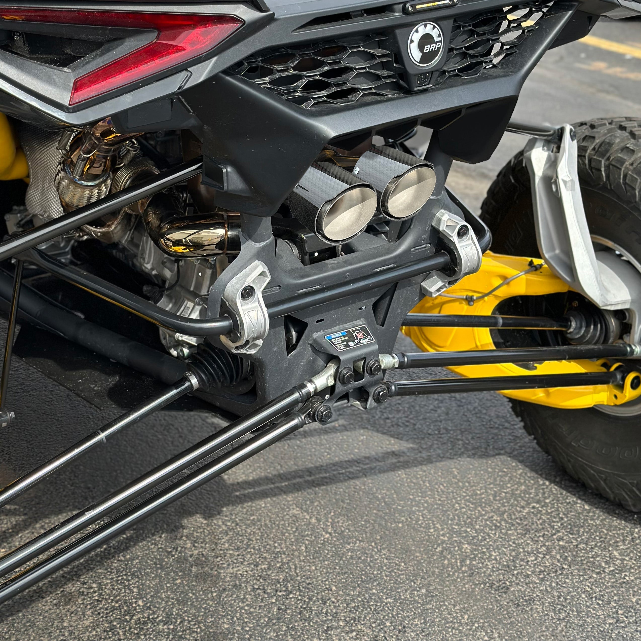 Photo of RPM SXS RPM Maverick R Carbon / Colored Dual Exhaust Tips by RPM SXS - Premium for UTVs / Side by Sides