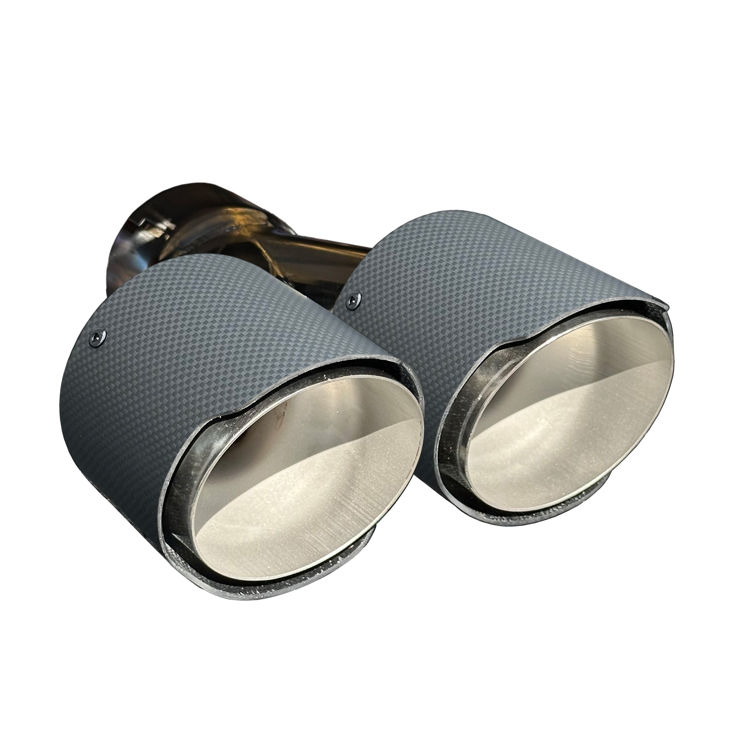 Photo of RPM Speed UTV Carbon / Colored Dual Exhaust Tips by RPM SXS - Premium for UTVs / Side by Sides