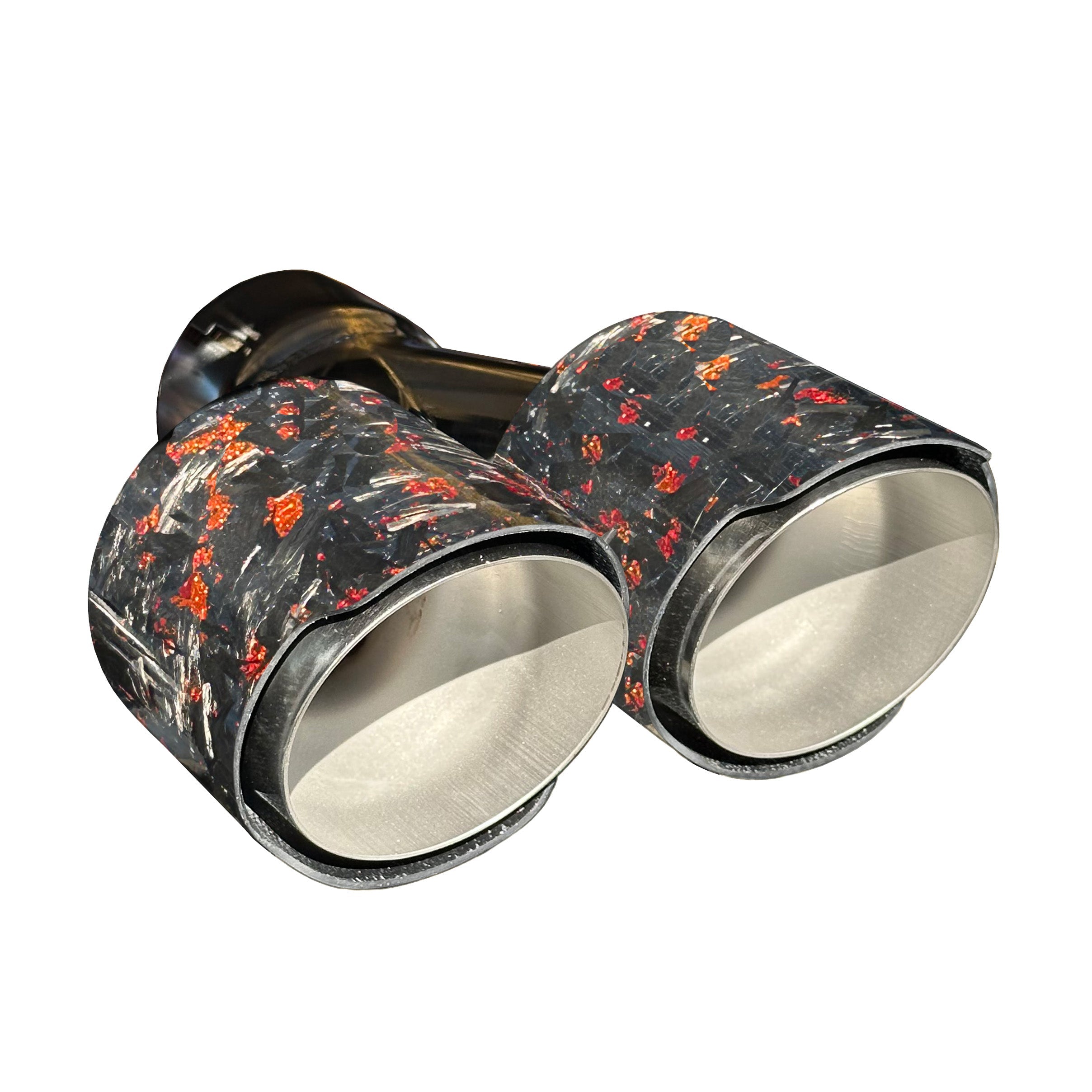 Photo of RPM SXS RPM Maverick R Carbon / Colored Dual Exhaust Tips by RPM SXS - Premium for UTVs / Side by Sides