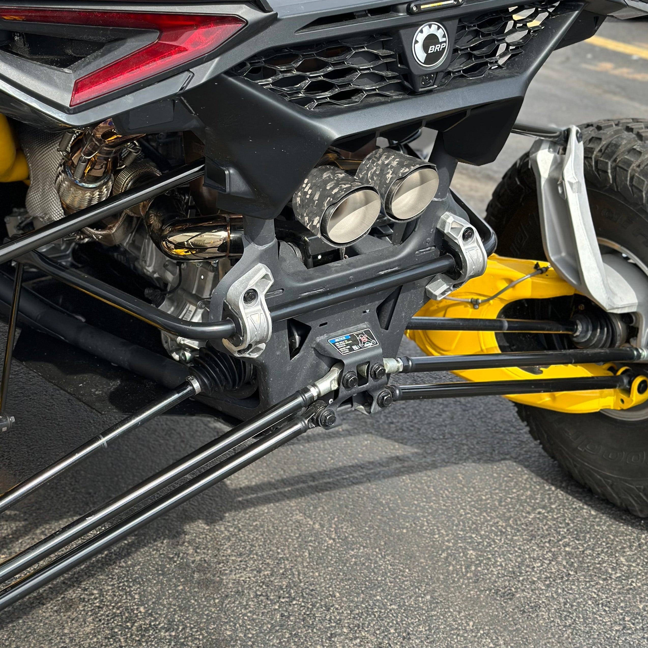 Photo of RPM SXS RPM Maverick R Carbon / Colored Dual Exhaust Tips by RPM SXS - Premium for UTVs / Side by Sides