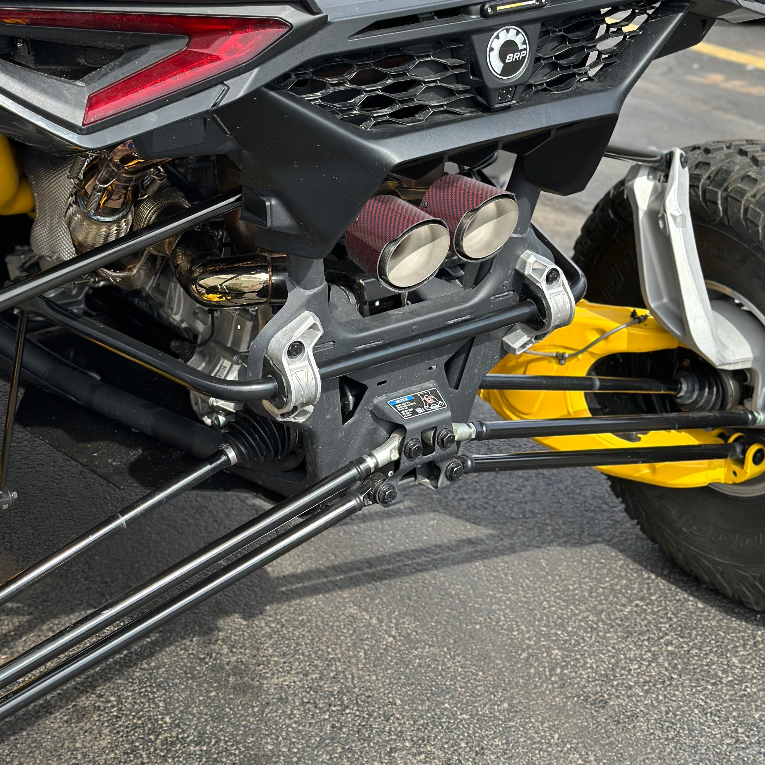 Photo of RPM SXS RPM Maverick R Carbon / Colored Dual Exhaust Tips by RPM SXS - Premium for UTVs / Side by Sides