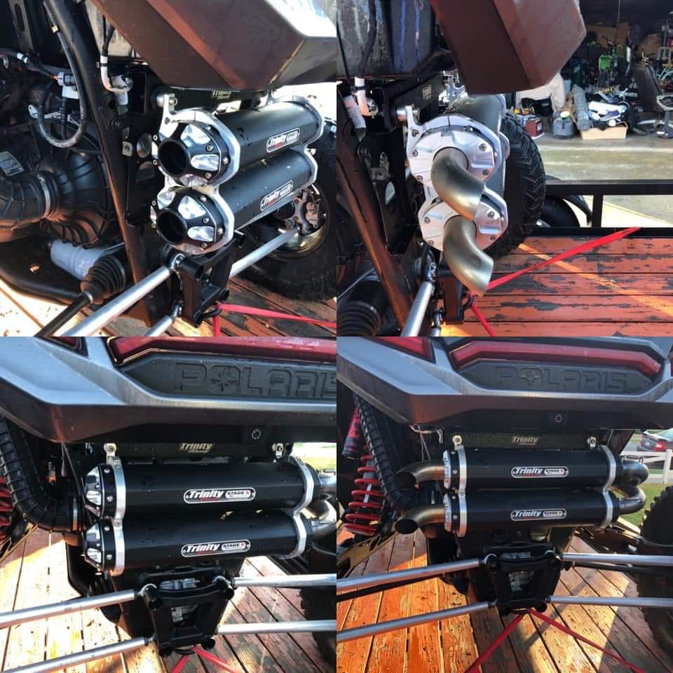 Photo of Contrast Cut Muffler Tip by Trinity Racing - Premium Exhaust Systems & Components for UTVs / Side by Sides