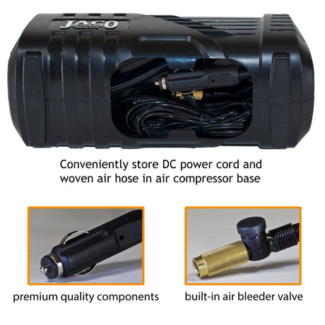 Photo of SmartPro™ 2.0 Digital Tire Inflator (AC/DC) - Automatic Portable Air Compressor - 100 PSI by JACO - Premium AC/DC Tire Inflator for UTVs / Side by Sides