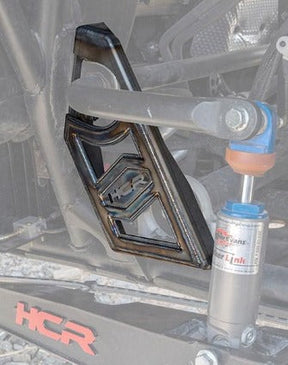 HCR rear sway bar frame brace installed on Polaris RZR