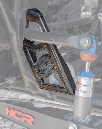 HCR rear sway bar frame brace installed on Polaris RZR