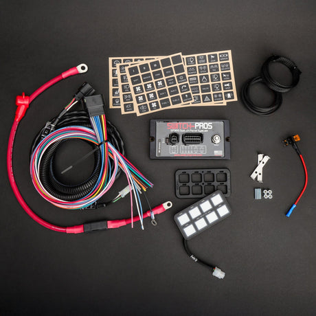 Photo of Switch-Pros - 8 Switch Panel Power System SP9100 by Rugged Radios - Premium for UTVs / Side by Sides