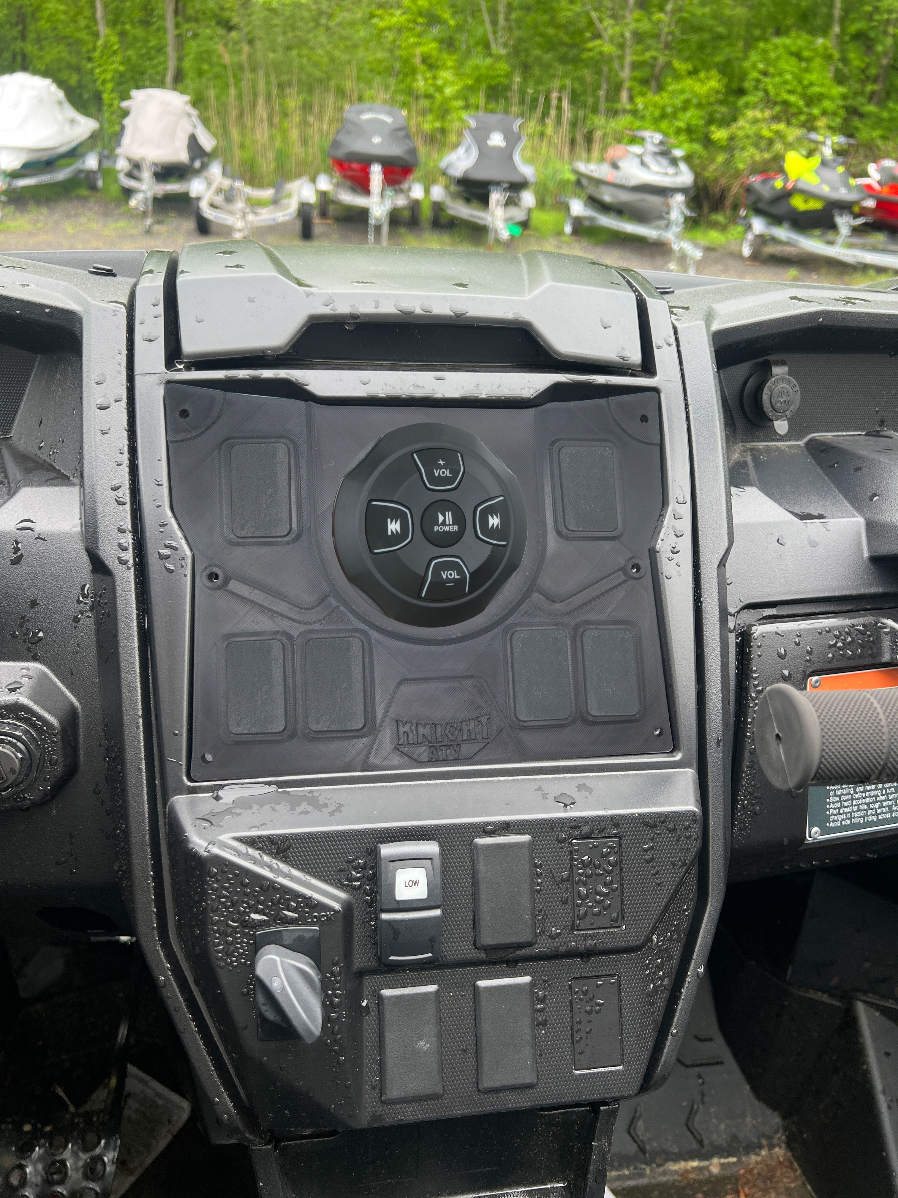 Photo of Kawasaki KRX 1000 Custom Dash Mount Switches, Radio and Gauges by Knight ATV - Premium Power Sports for UTVs / Side by Sides