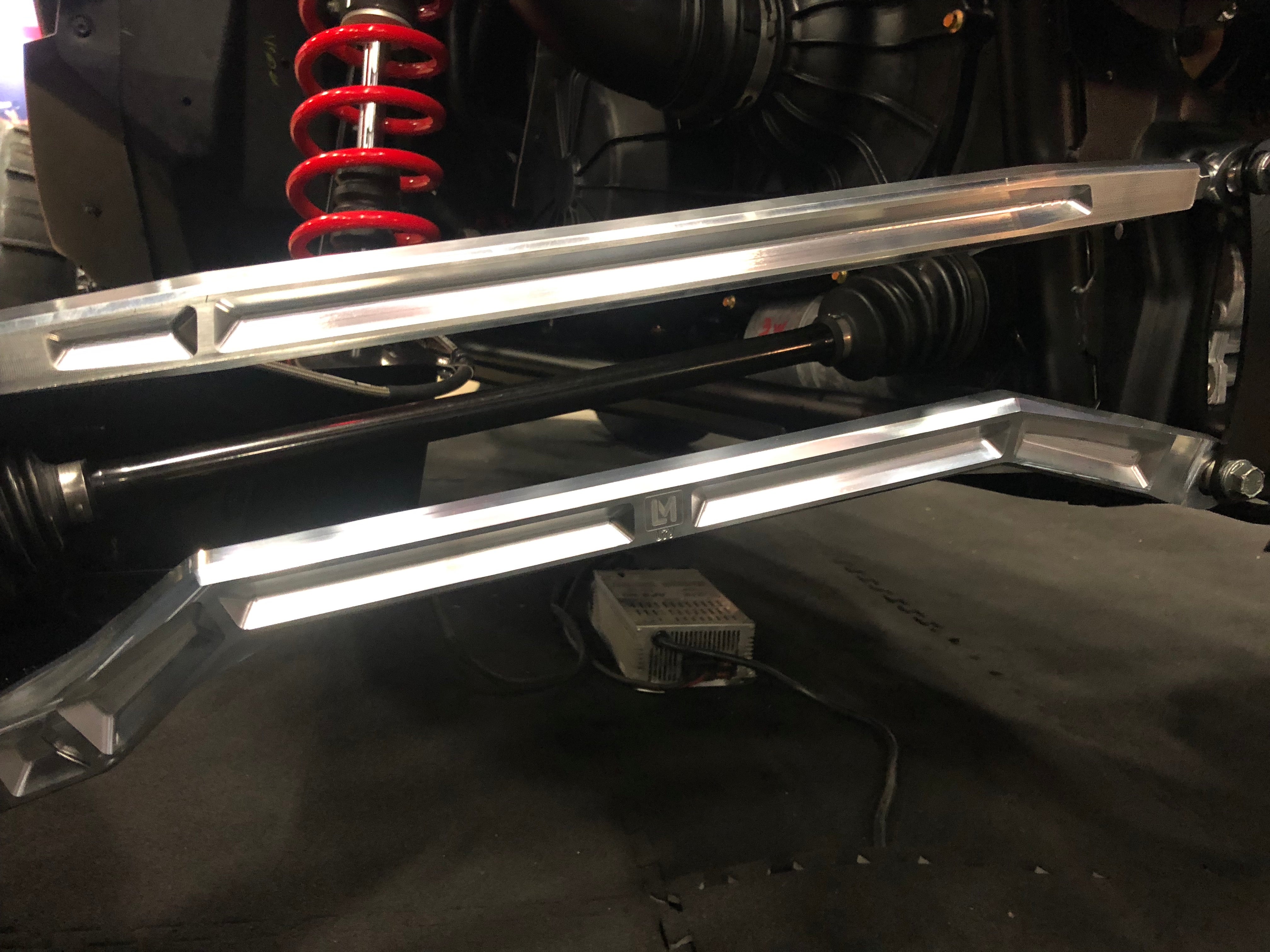 Photo of Polaris RZR Rear Radius Rods (64in) by LM-UTV - Premium Radius Rods for UTVs / Side by Sides