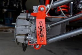 HCR radius rod brace installed at a Honda Talon X rear hub