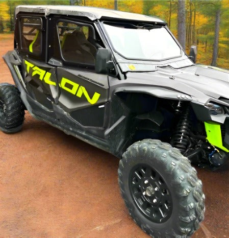 Photo of HONDA TALON 1000 4-SEAT Cab Enclosure "THE VAULT" 2019-2025 Upper Side Doors & Panels (Patent Pending) by Dirt Warrior Accessories - Premium VAULT for UTVs / Side by Sides