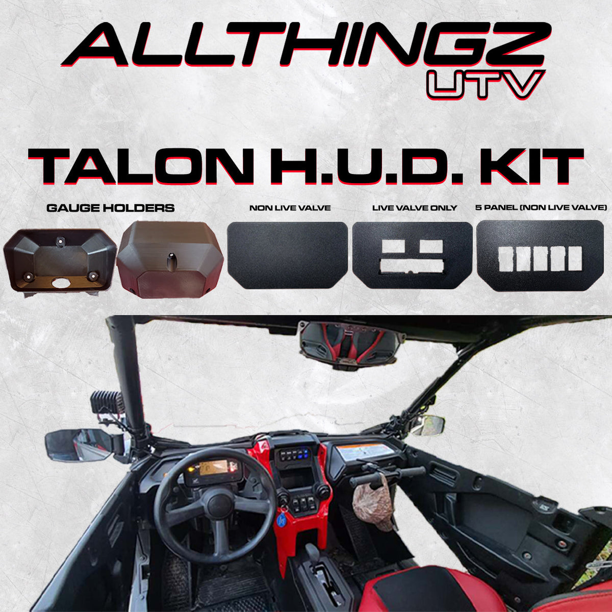 Honda Talon Heads Up Display Relocation Kit - Gen2
