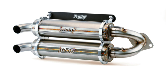 Photo of Stainless Steel RZR XP 1000 SLIP ON (2015-2023) by Trinity Racing - Premium Slip On for UTVs / Side by Sides