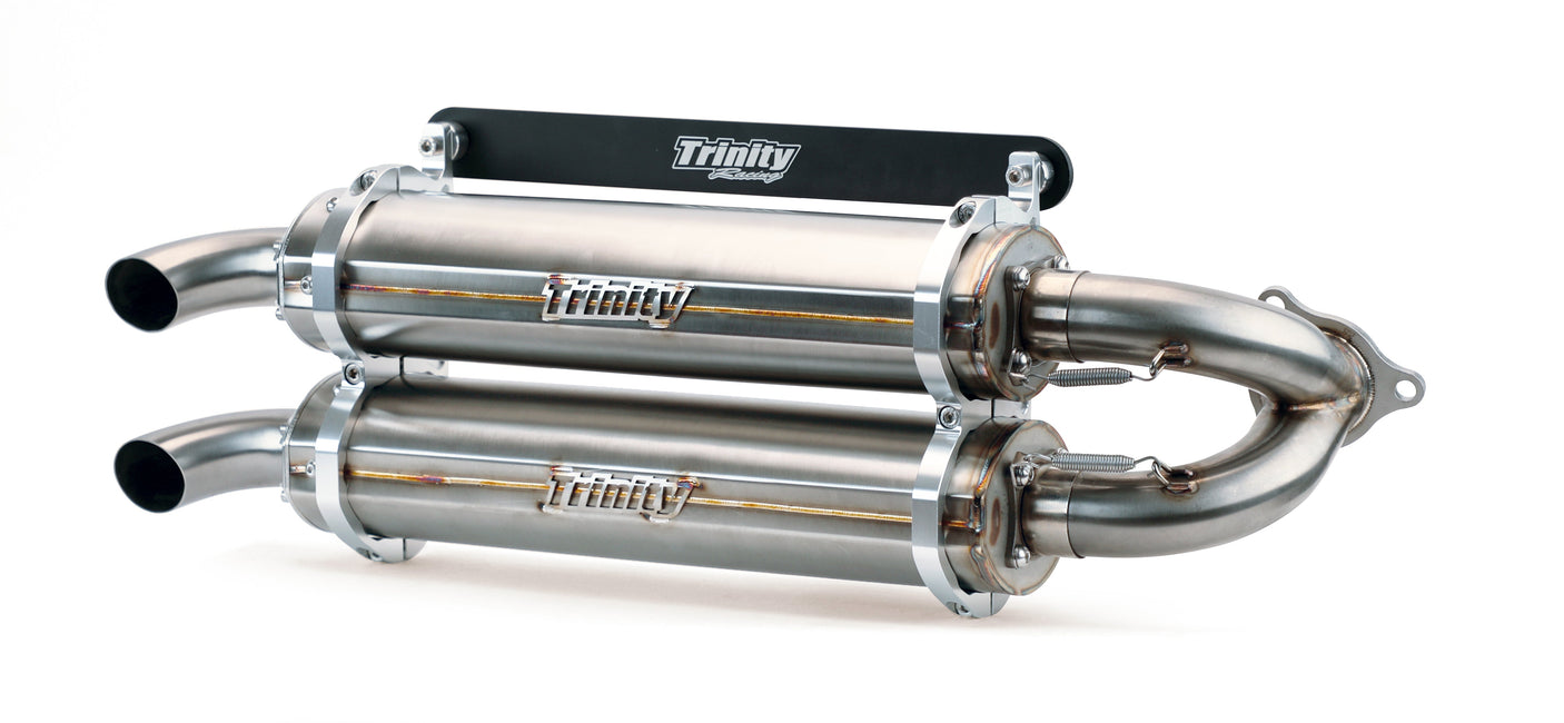Photo of Trinity Racing Stainless Steel RZR TURBO/S SLIP ON by Trinity Racing - Premium Slip On for UTVs / Side by Sides