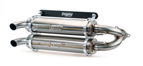Photo of Trinity Racing Stainless Steel RZR TURBO/S SLIP ON by Trinity Racing - Premium Slip On for UTVs / Side by Sides