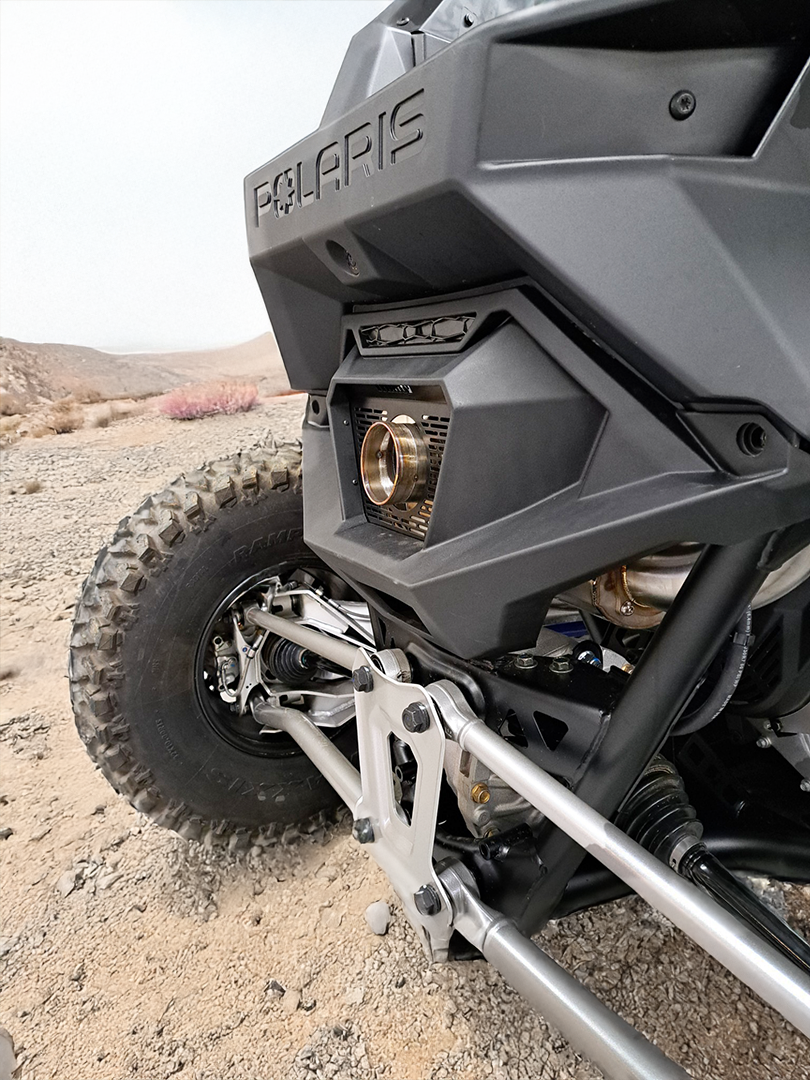 Photo of RZR PRO R CENTER EXIT SLIP-ON EXHAUST by Trinity Racing - Premium Exhaust for UTVs / Side by Sides