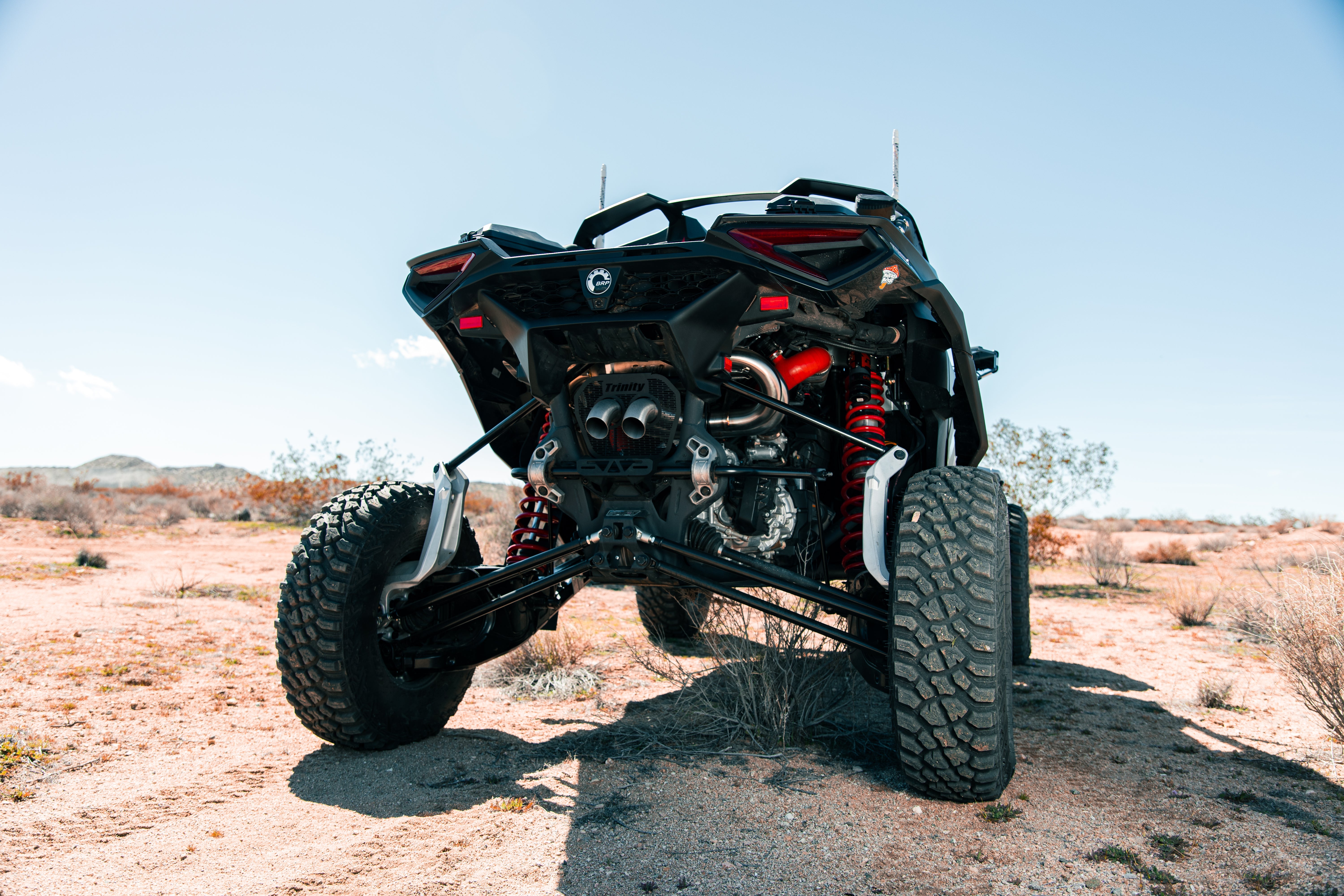 Photo of Can-Am Maverick R Slip-On Exhaust by Trinity Racing - Premium for UTVs / Side by Sides