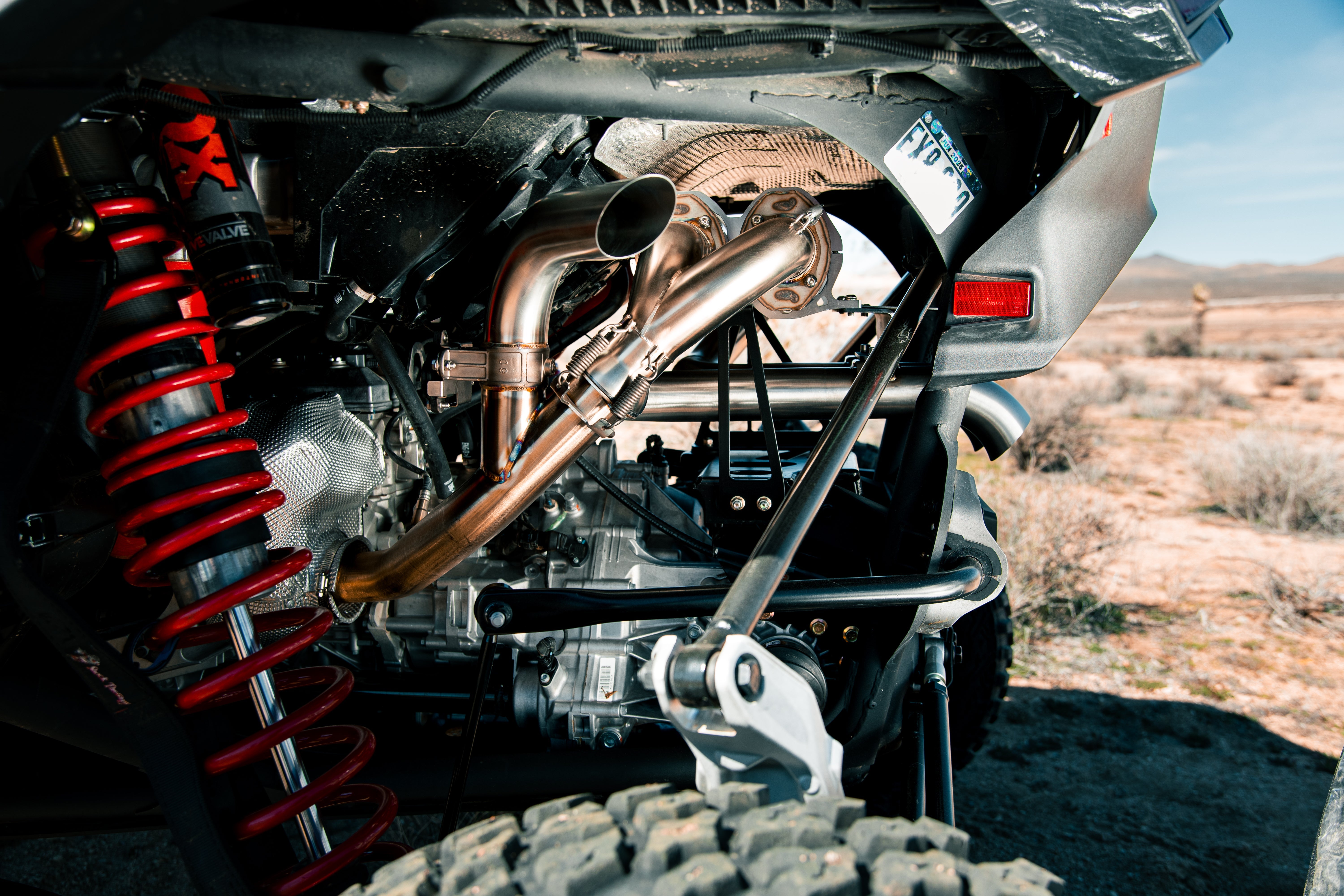 Photo of Can-Am Maverick R Slip-On Exhaust by Trinity Racing - Premium for UTVs / Side by Sides