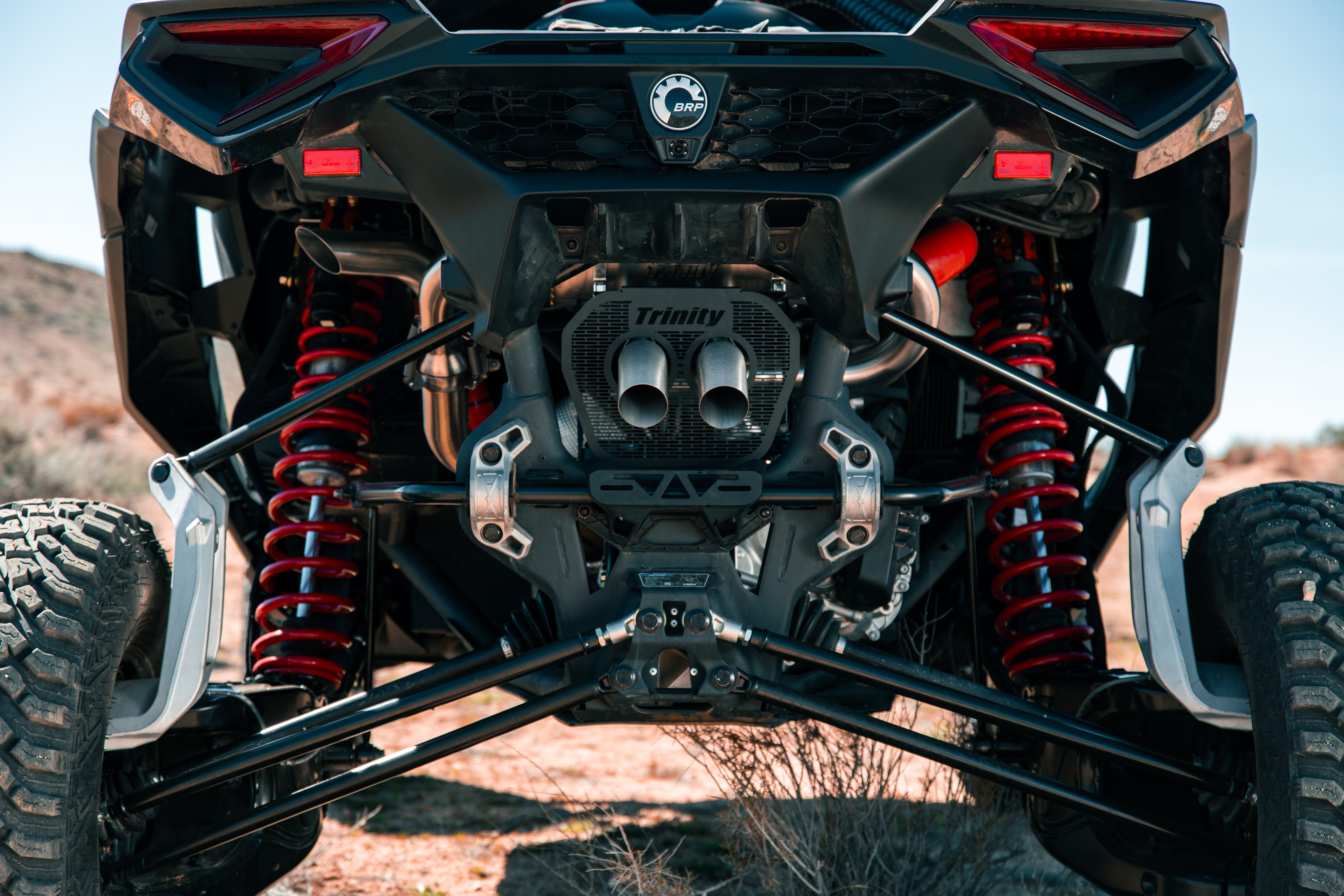 Photo of Can-Am Maverick R Slip-On Exhaust by Trinity Racing - Premium for UTVs / Side by Sides