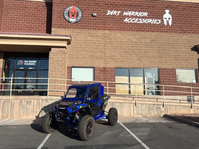 Photo of POLARIS RZR TURBO S 2-SEAT Cab Enclosure "THE VAULT" Upper Side Doors & Panels (Patent Pending) by Dirt Warrior Accessories - Premium VAULT for UTVs / Side by Sides