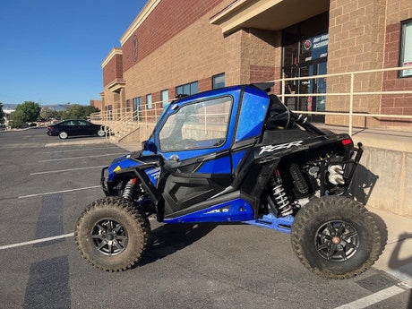 Photo of POLARIS RZR TURBO S 2-SEAT Cab Enclosure "THE VAULT" Upper Side Doors & Panels (Patent Pending) by Dirt Warrior Accessories - Premium VAULT for UTVs / Side by Sides