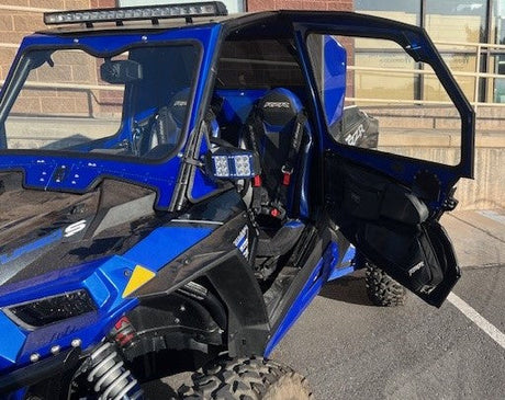 Photo of POLARIS RZR TURBO S 2-SEAT Cab Enclosure "THE VAULT" Upper Side Doors & Panels (Patent Pending) by Dirt Warrior Accessories - Premium VAULT for UTVs / Side by Sides