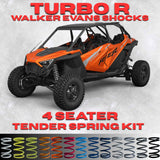 AllThingz UTV Polaris RZR Turbo R 4 Seater Tender Spring Kit - 2-3" Lift