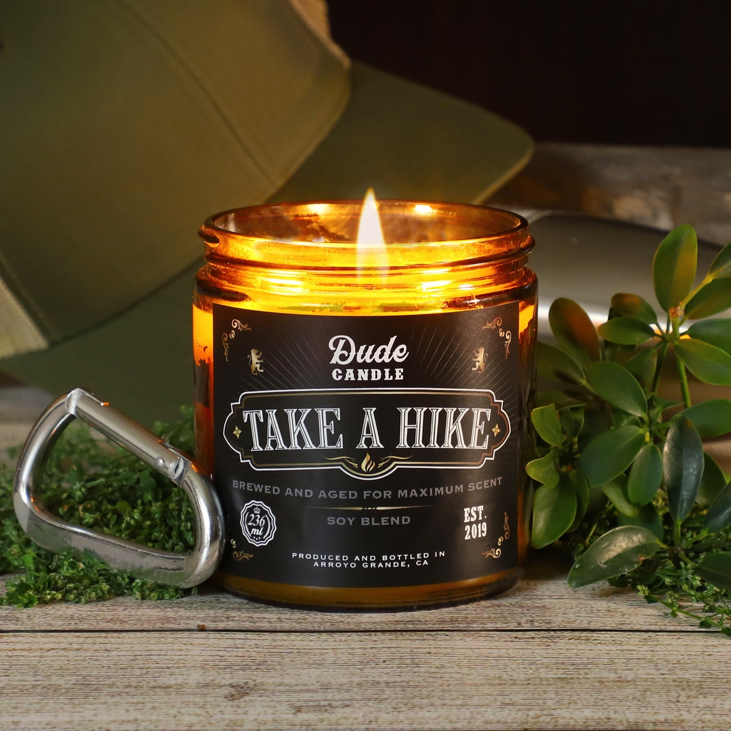Photo of Dude Candle - Take a Hike Scented Candle by Rugged Radios - Premium for UTVs / Side by Sides