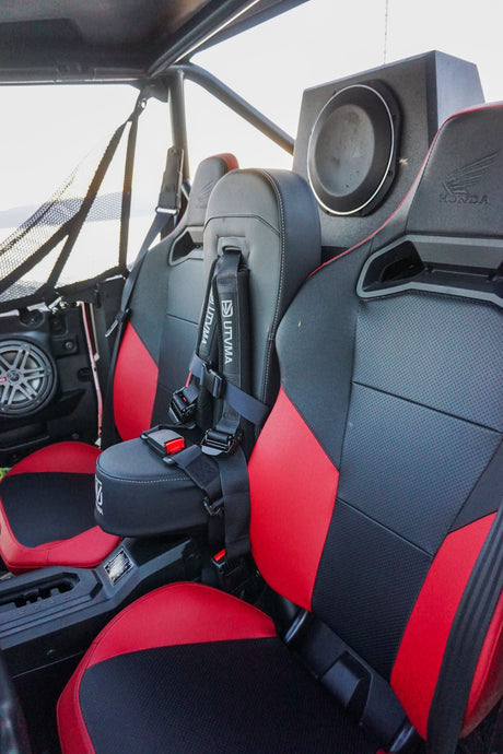 Photo of Honda Talon 4 Front Bump Seat (2020-2025) by UTV Mountain Accessories - Premium Bump Seat for UTVs / Side by Sides