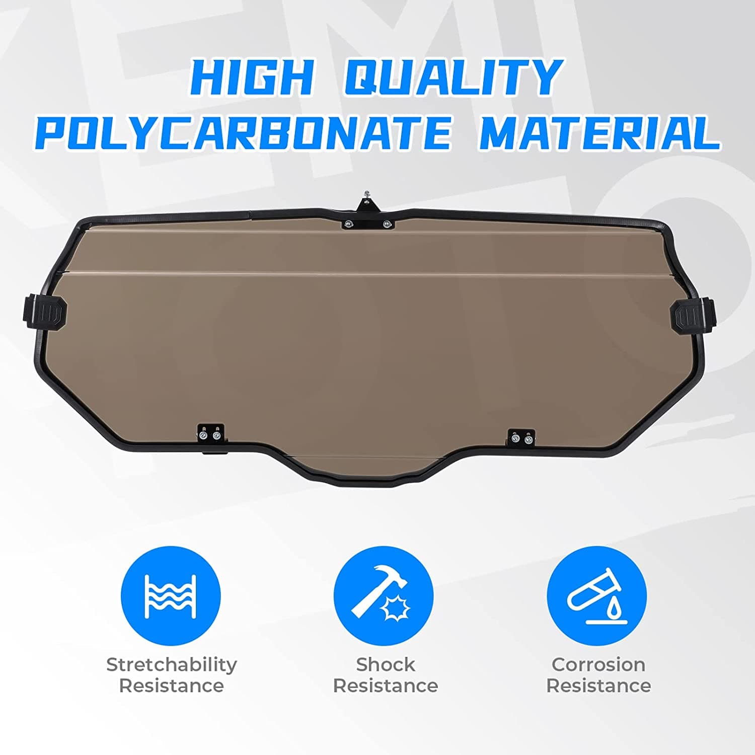 Photo of Rear Windshield of High Light Transmittance for Talon 1000X 1000R by Kemimoto - Premium for UTVs / Side by Sides