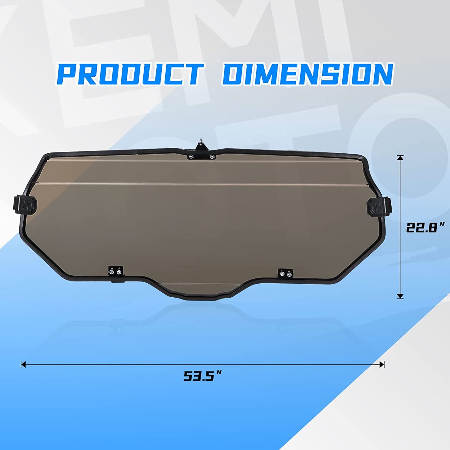 Photo of Rear Windshield of High Light Transmittance for Talon 1000X 1000R by Kemimoto - Premium for UTVs / Side by Sides