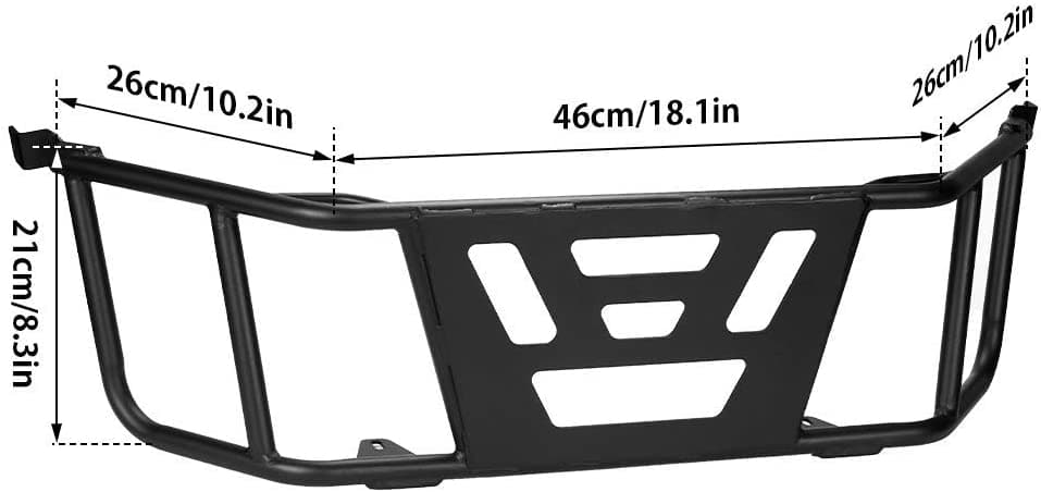 Photo of UTV Bed Enclosure Cargo Tailgate Extender for Talon 1000X 1000R 1000X-4 2019-2024 by Kemimoto - Premium for UTVs / Side by Sides