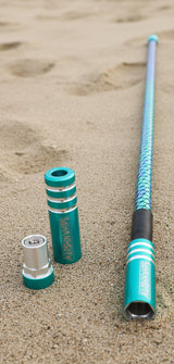 Photo of Game Changer LED Whip - Striking Teal Single by Marshin Whips - Premium for UTVs / Side by Sides