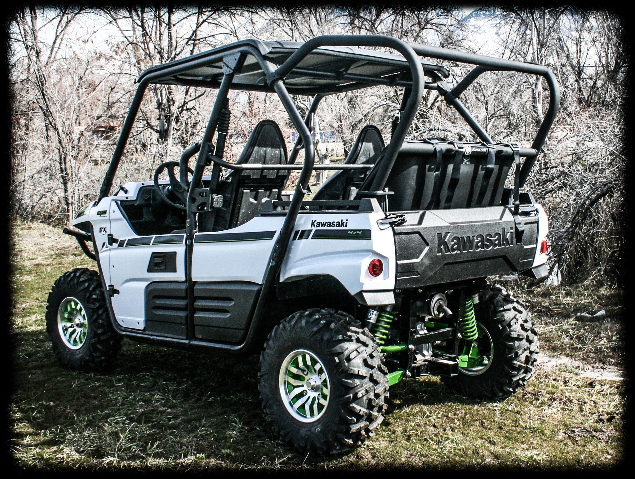 Photo of Kawasaki Teryx Back seat and Roll Cage Kits (2014 - 2024) by UTV Mountain Accessories - Premium Backseat and Roll Cage for UTVs / Side by Sides