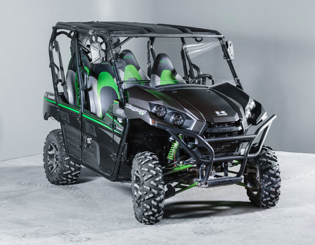 Photo of TK00122 2016-2017 KAWASAKI TERYX, 2 AND 4 SEATER FULL UTV WINDSHIELD - STANDARD 3/16" by TerraRider UTV Windshields & Accessories - Premium for UTVs / Side by Sides
