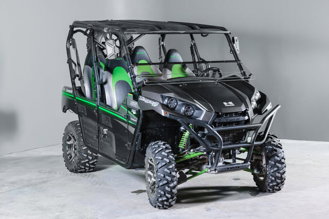 Photo of TK00908 2016-2017 KAWASAKI TERYX, 2 AND 4 SEATER TILTING UTV WINDSHIELD - SCRATCH RESISTANT 1/4" - FOR SOFT OR NO TOP by TerraRider UTV Windshields & Accessories - Premium for UTVs / Side by Sides
