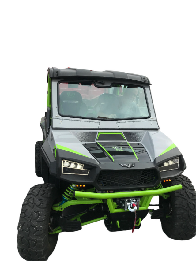 Photo of TEXTRON HAVOC X FRONT WINDSHIELD 2018-19 by Dirt Warrior Accessories - Premium Windshields for UTVs / Side by Sides