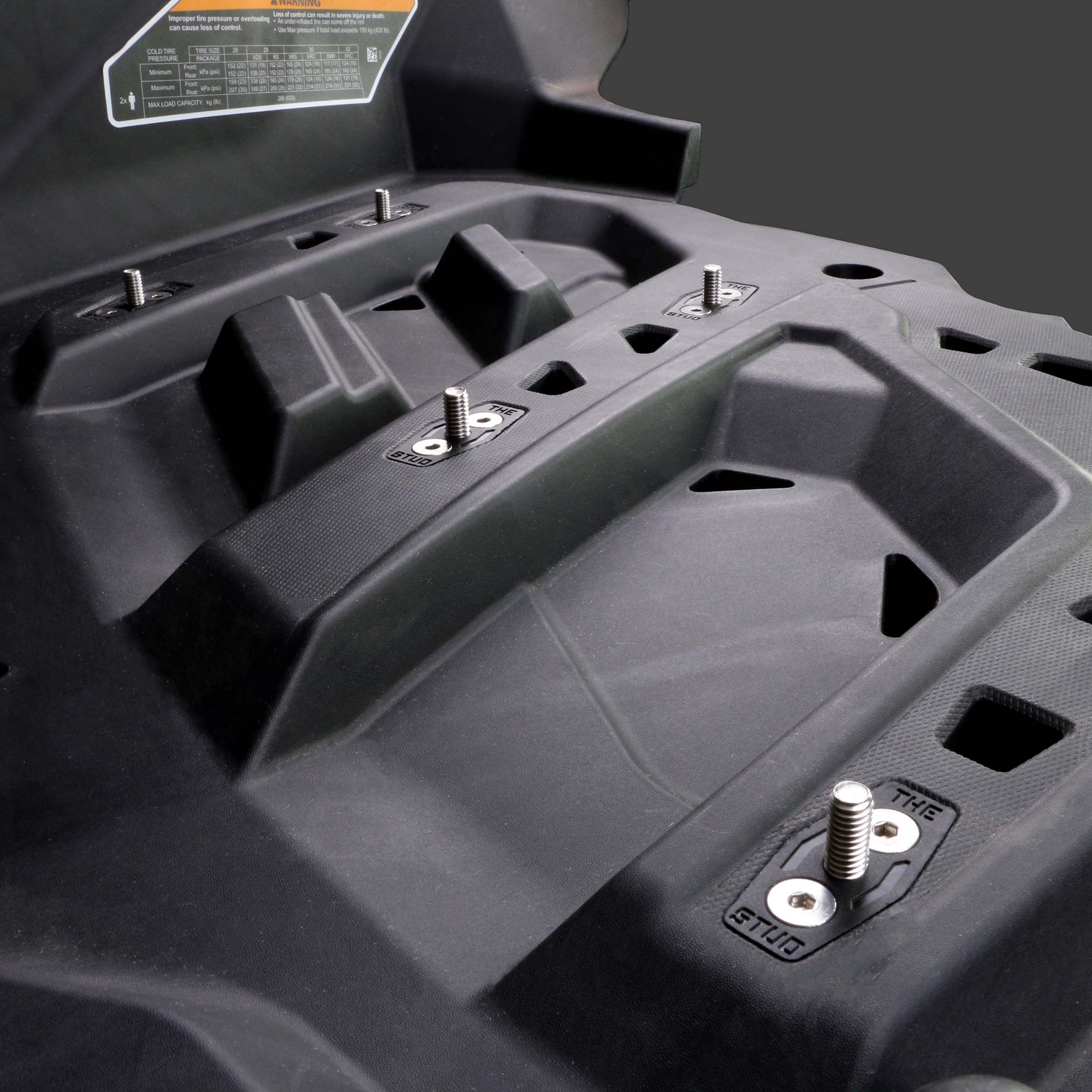 Photo of "The Stud" Solid Mount LinQ Tie Down Anchor System for Can Am by Litt Industries - Premium Maverick X3 for UTVs / Side by Sides