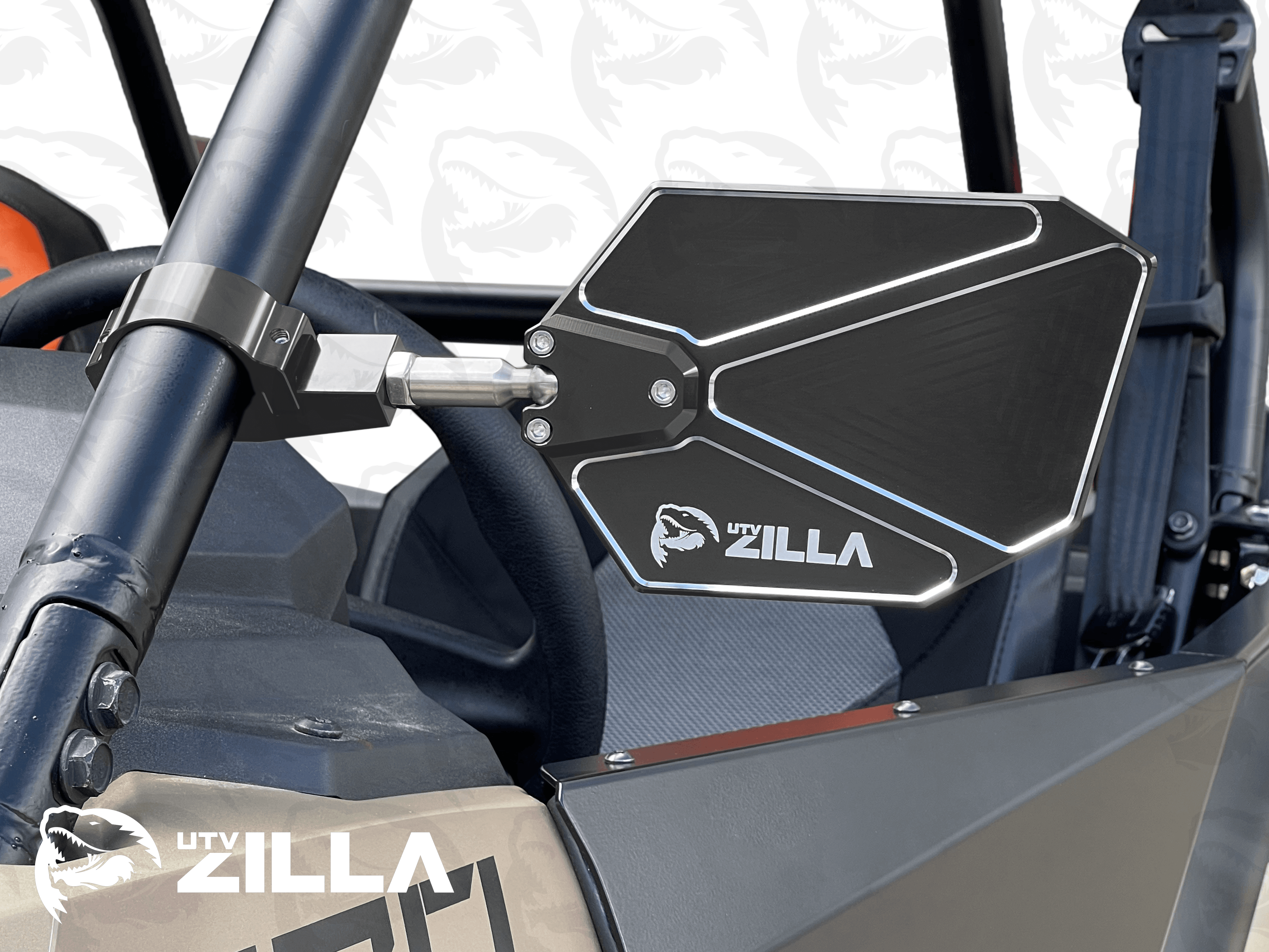 Photo of SABER Billet Mirrors by UTVZILLA - Premium for UTVs / Side by Sides